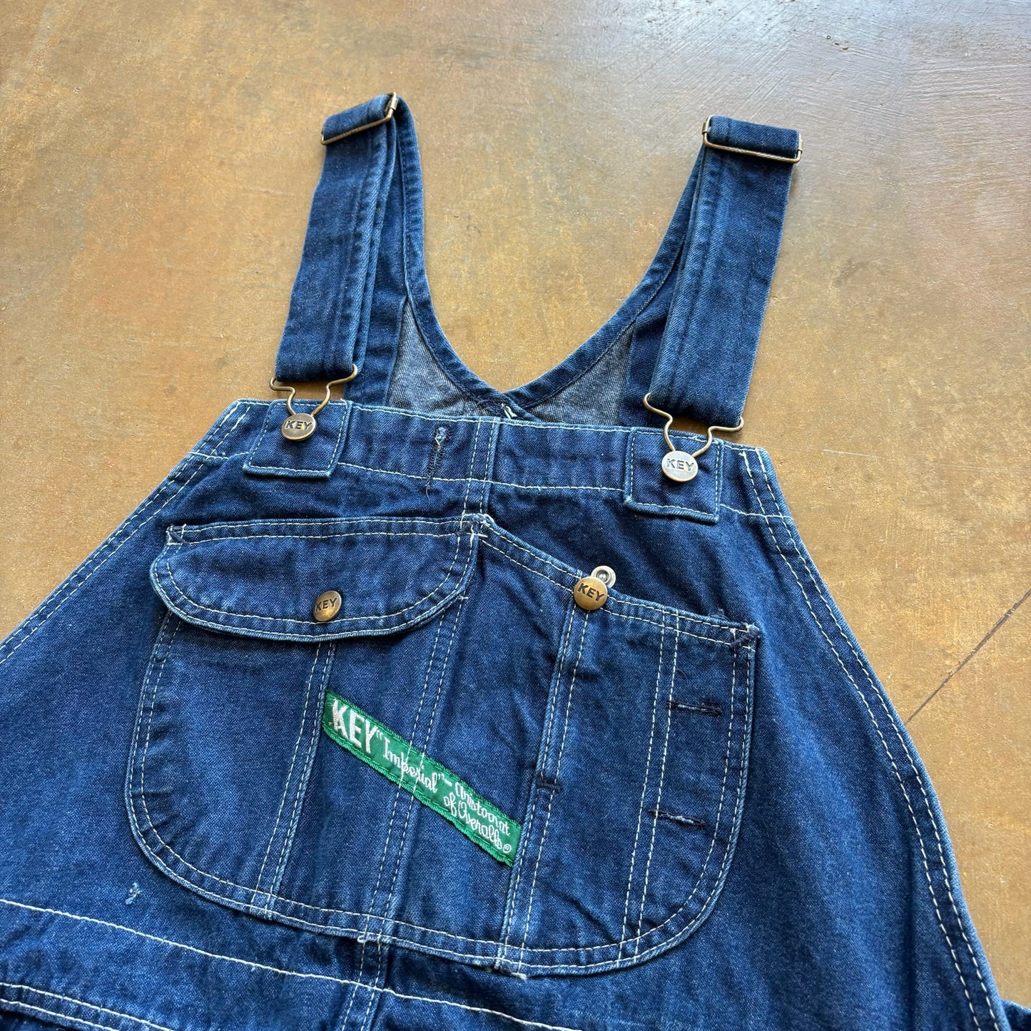 Key Imperials Overall Shorts Womens Loose Fit 90's - 36