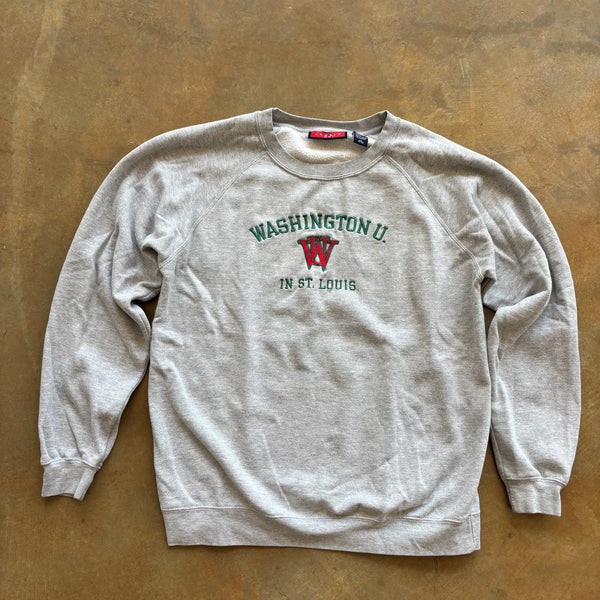 Washington University St. Louis Embroidered Womens Crewneck Sweatshirt 90's - 2XL