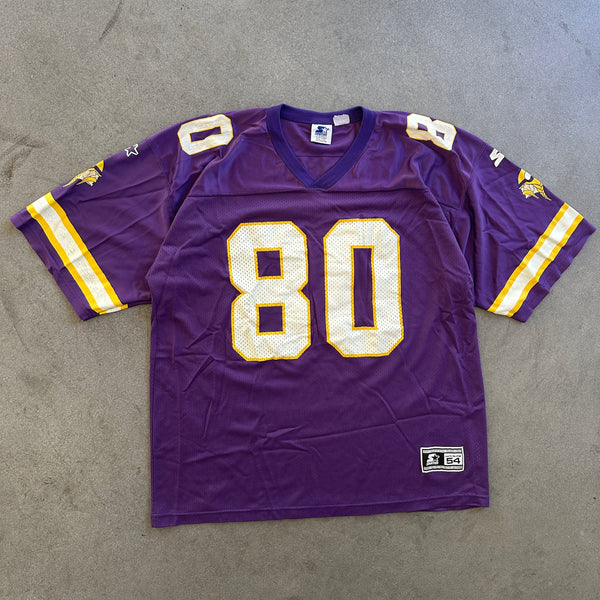 Minnesota Vikings Starter NFL Chris Carter Jersey #80 90's - 2XL