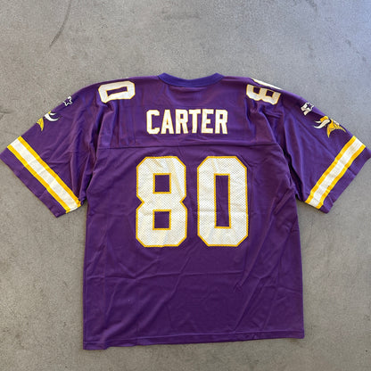 Minnesota Vikings Starter NFL Chris Carter Jersey #80 90's - 2XL