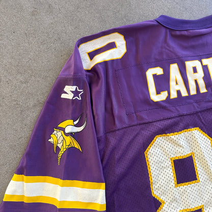 Minnesota Vikings Starter NFL Chris Carter Jersey #80 90's - 2XL