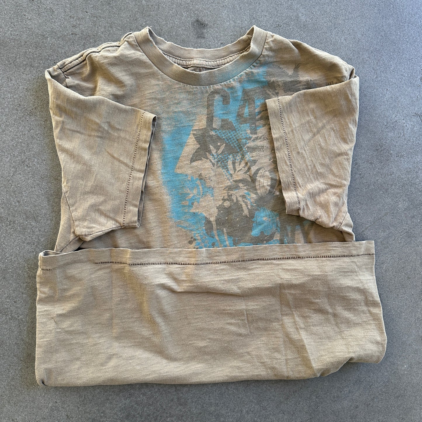 Aeropostale Y2K Style Grunge Skater Surf Graphic Shirt 00's - Womens M