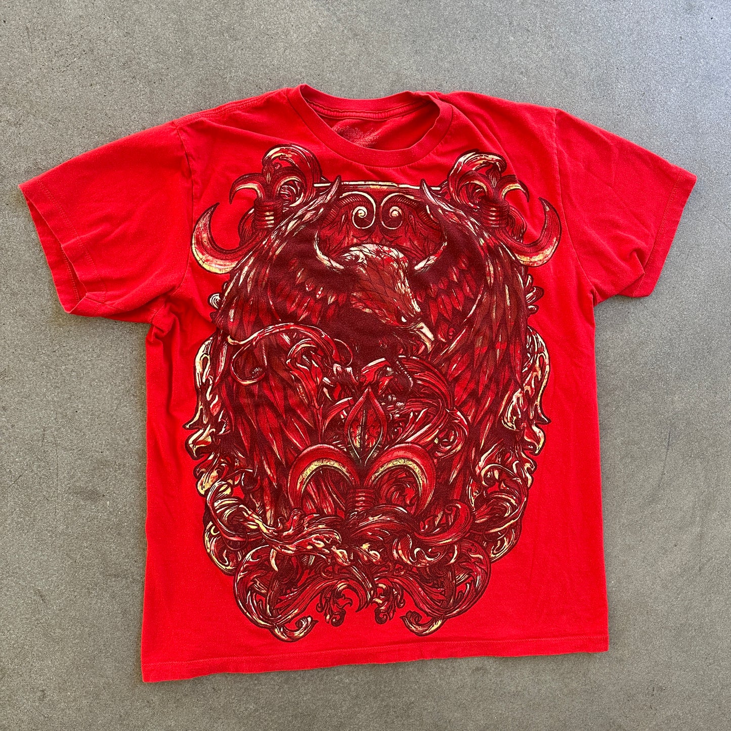 Eagle Affliction Style Y2K Skater Graphic Wings Shirt 00's - M