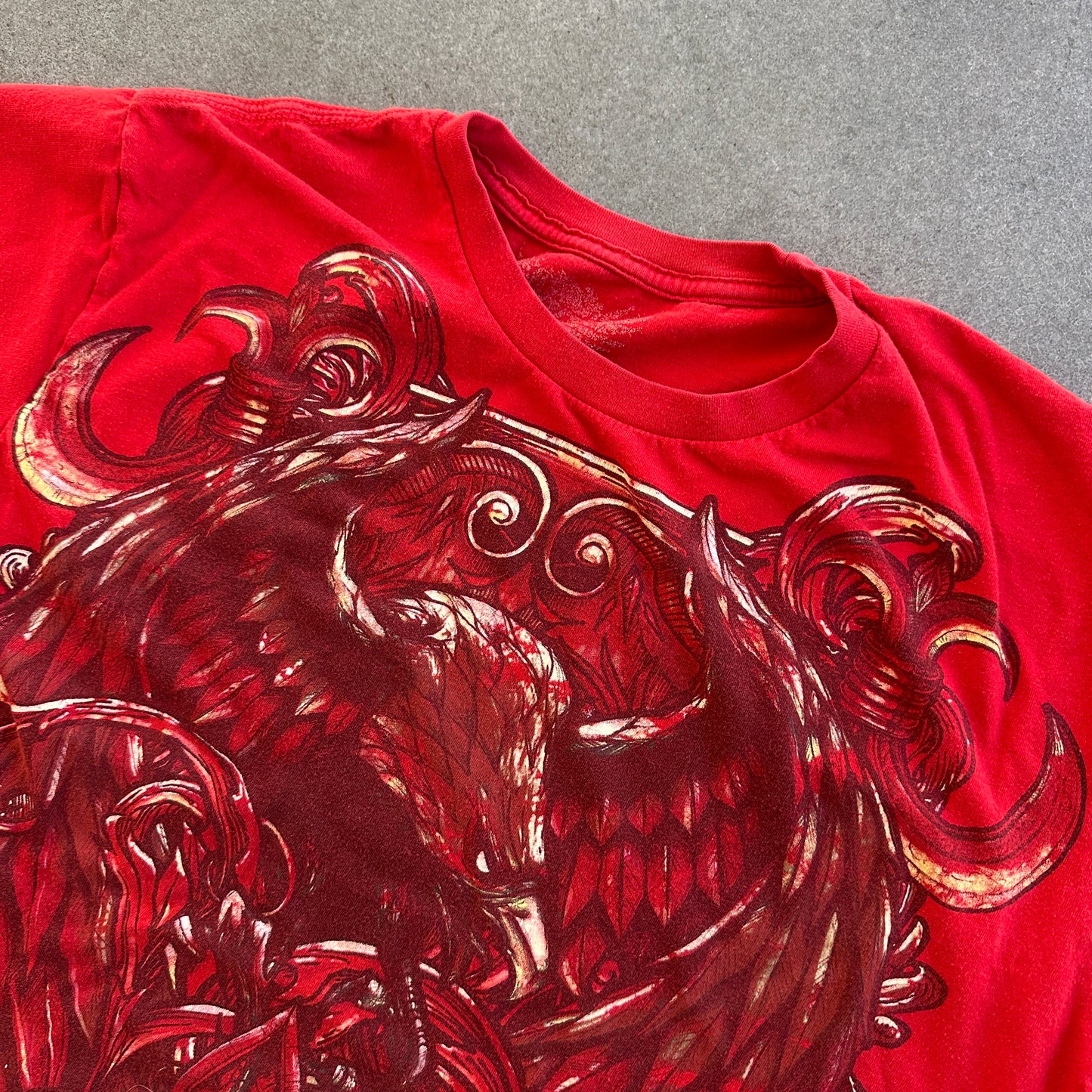 Eagle Affliction Style Y2K Skater Graphic Wings Shirt 00's - M