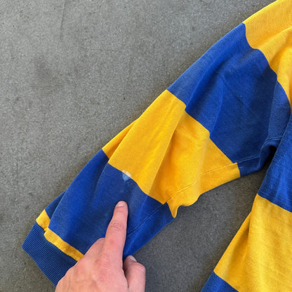 American Eagle Long Sleeve Heavyweight Striped Rugby Shirt 70's - XL