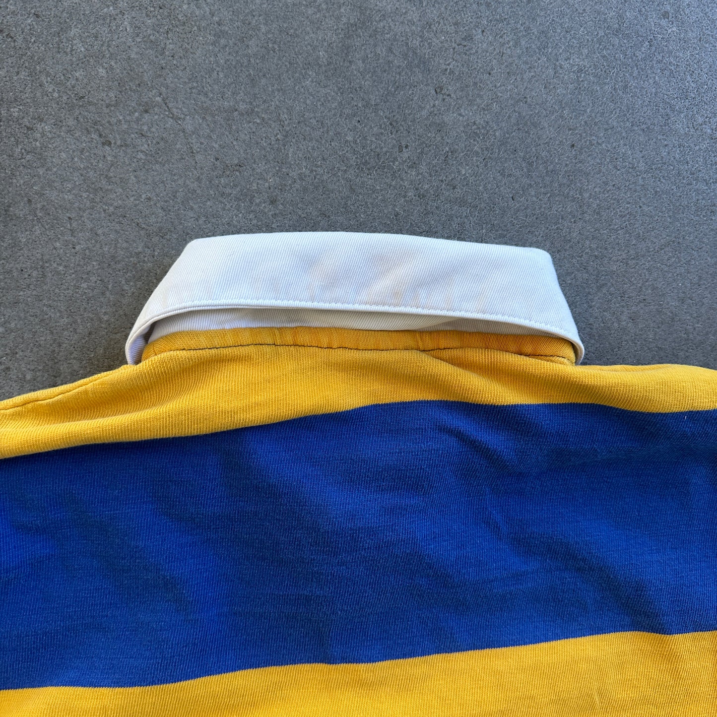 American Eagle Long Sleeve Heavyweight Striped Rugby Shirt 70's - XL