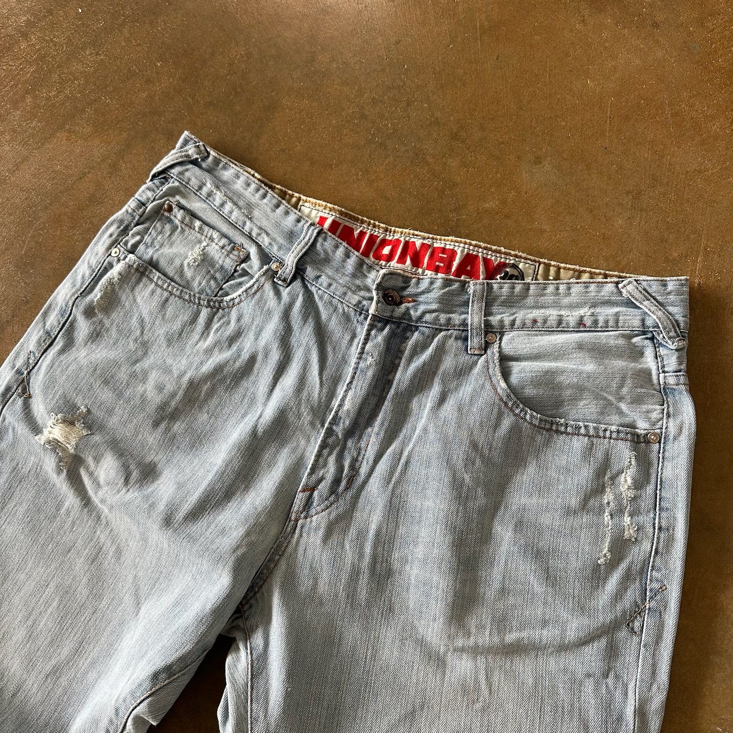 Light Wash 90's Union Bay Baggy Jeans - 38
