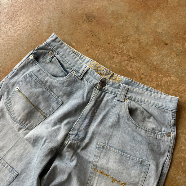 Enyce Baggy Pocket Patch Jeans Skater 90's - 38 hover