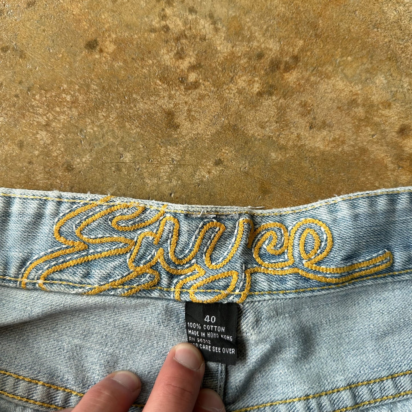 Enyce Baggy Pocket Patch Jeans Skater 90's - 38