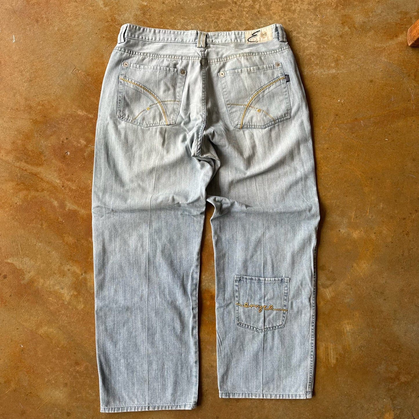 Enyce Baggy Pocket Patch Jeans Skater 90's - 38
