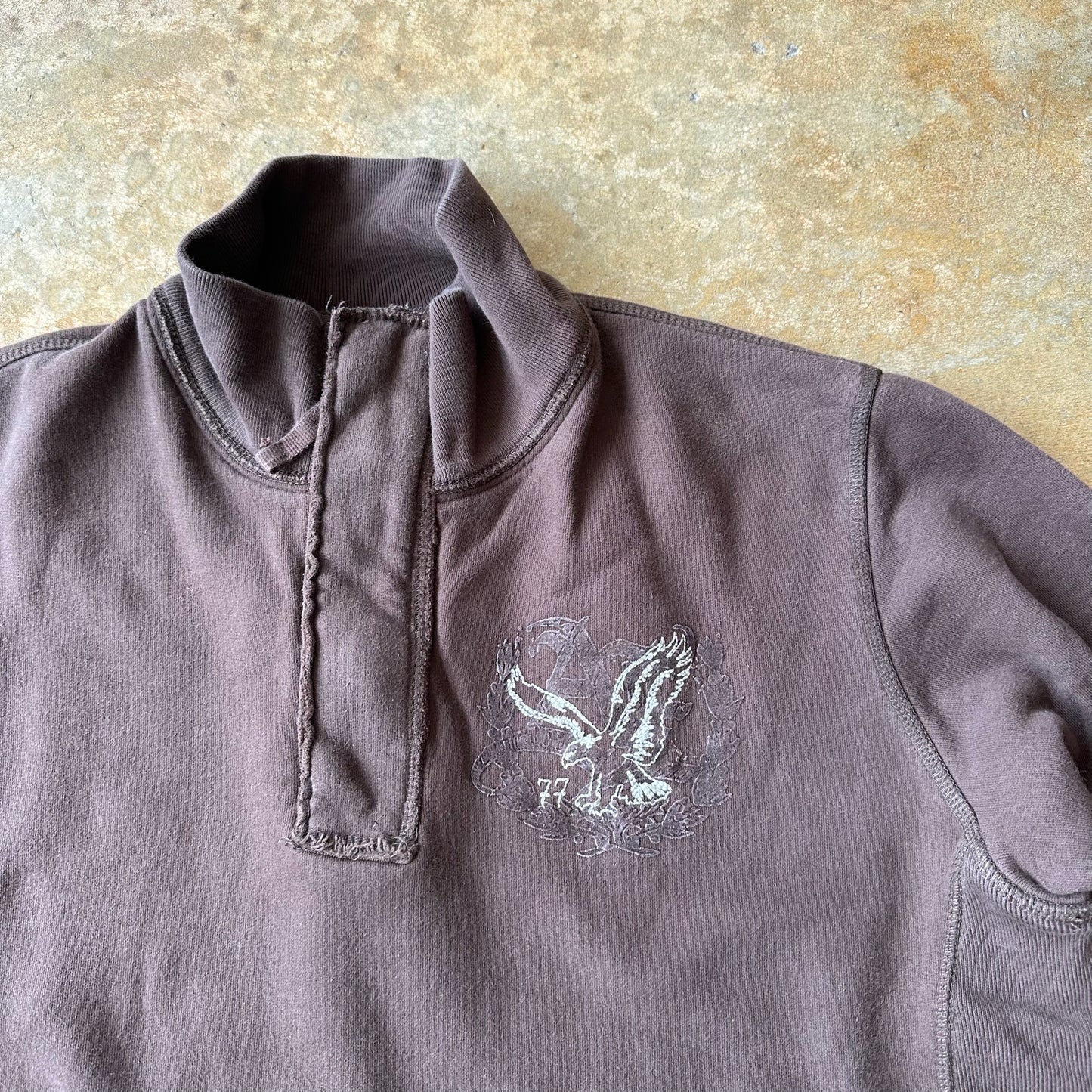 American Eagle 1/4 Zip Sweatshirt 00's - L