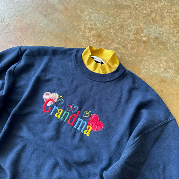 Grandma Double Collared Sweater Cottage 90's - L hover