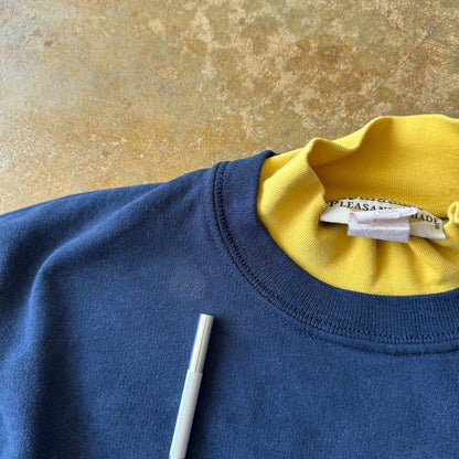 Grandma Double Collared Sweater Cottage 90's - L