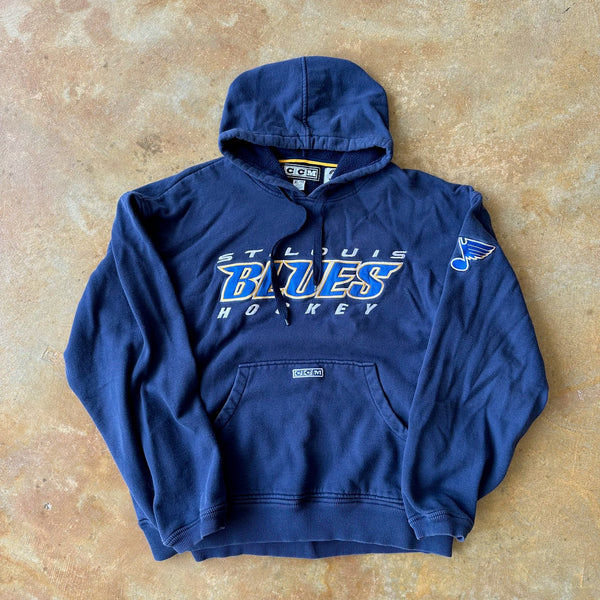 St. Louis Blues CCM Hoodie 90's - XL