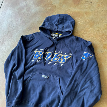 St. Louis Blues CCM Hoodie 90's - XL
