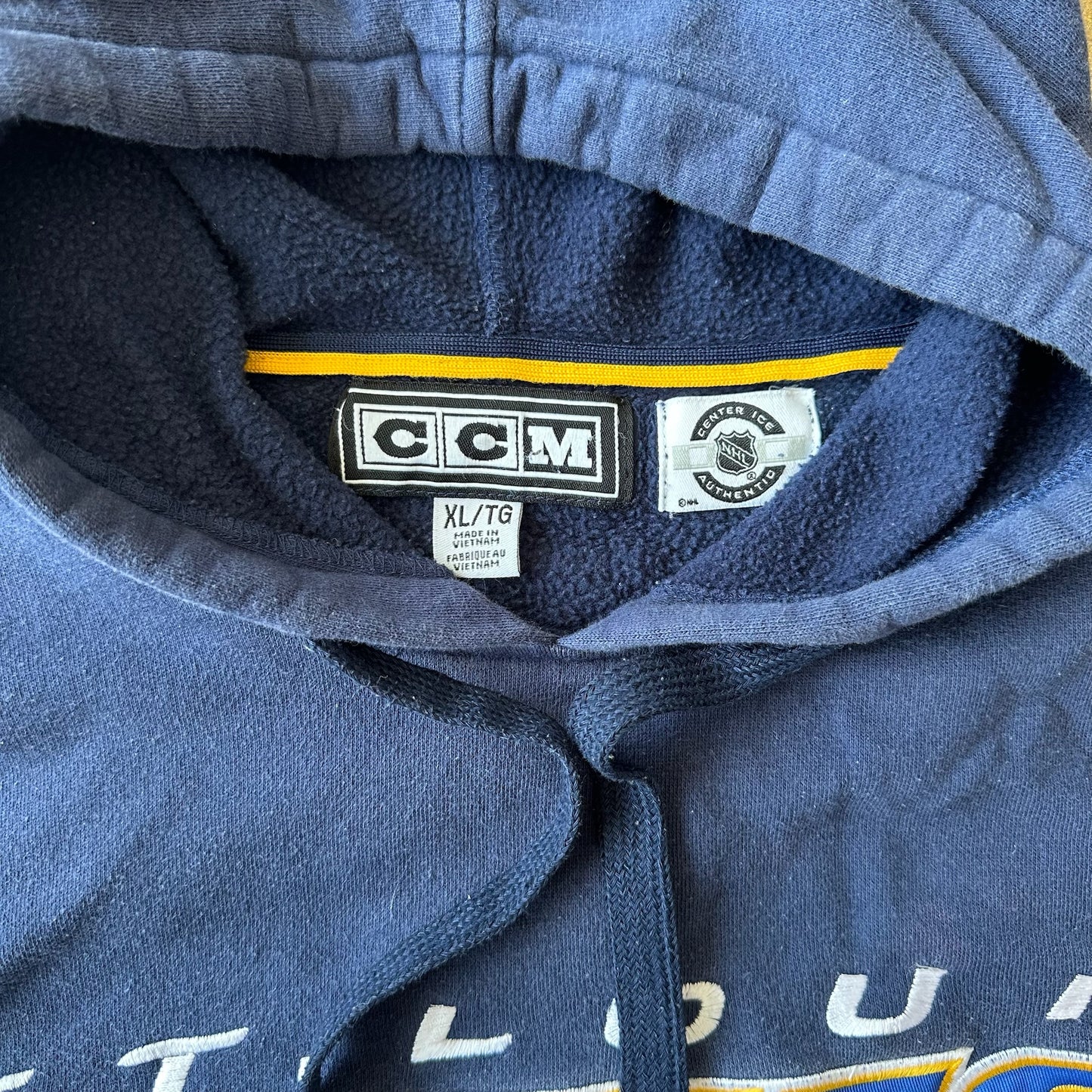St. Louis Blues CCM Hoodie 90's - XL