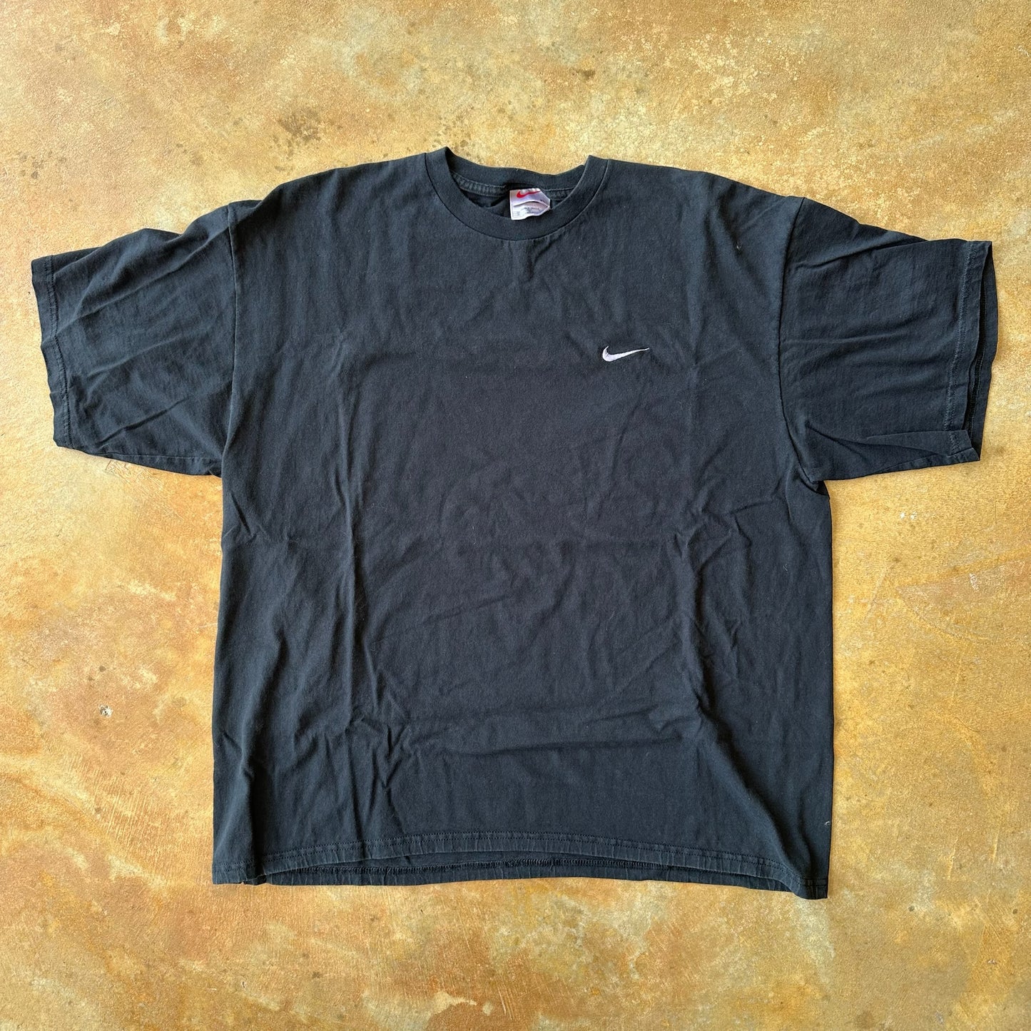Nike Distressed Black T-Shirt 90's - XL