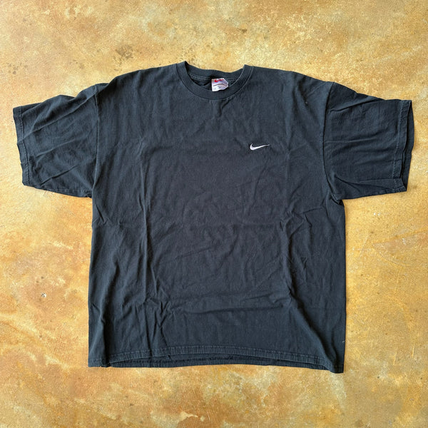 Nike Distressed Black T-Shirt 90's - XL