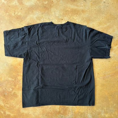 Nike Distressed Black T-Shirt 90's - XL