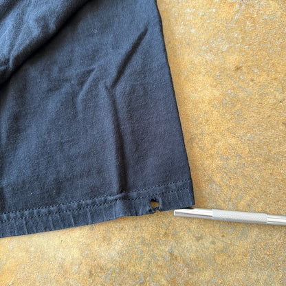 Nike Distressed Black T-Shirt 90's - XL