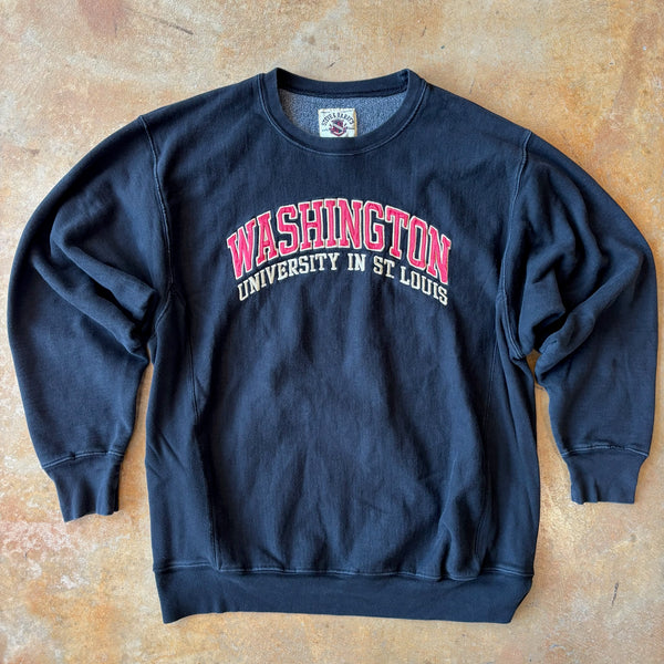 Washington University St. Louis Embroidered Sweatshirt Crewneck 90's - XL