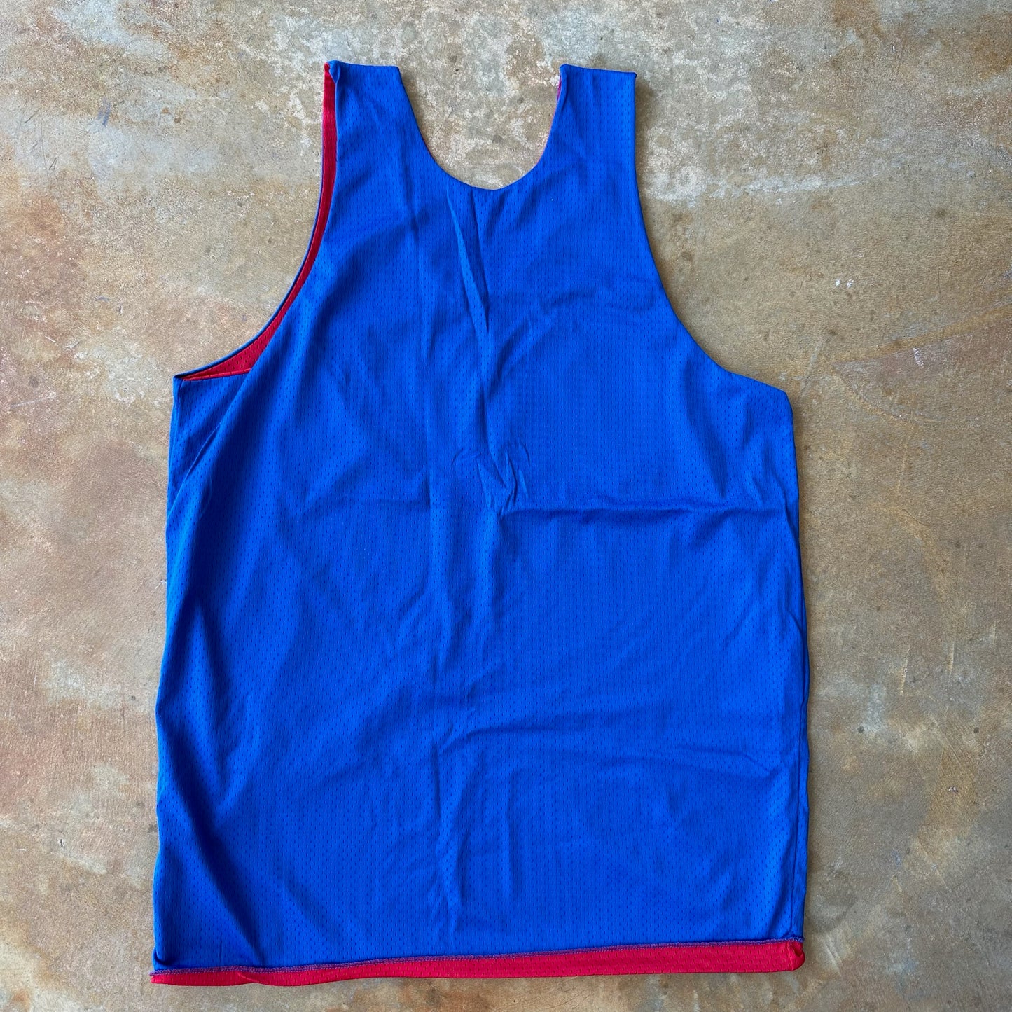 Kansas University Champion Reversible Practice Basketball Jersey 90's - L