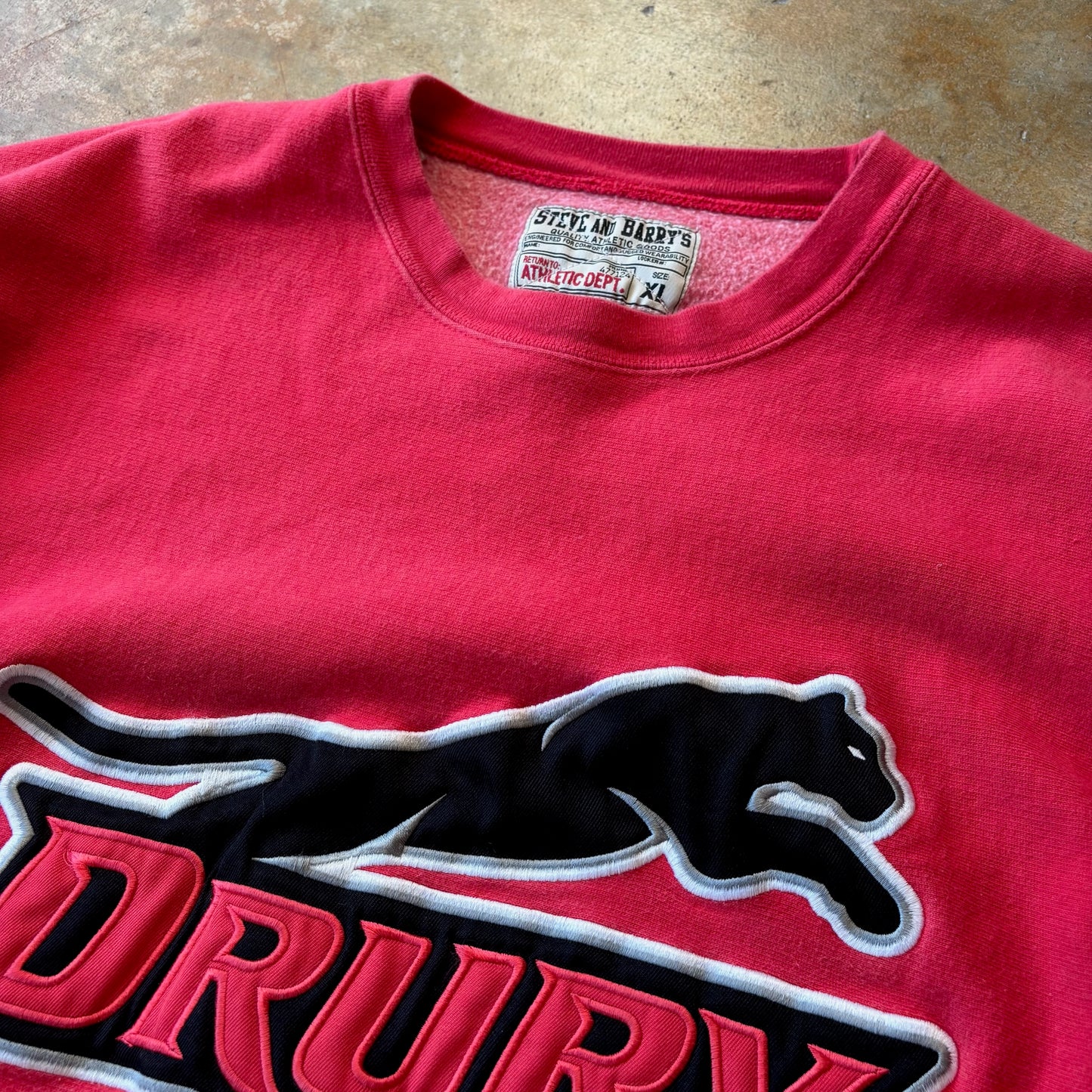 Drury University Panthers Heavy Crewneck Sweatshirt 90's - XL