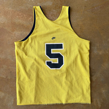 RARE Nike Michigan Basketball Fab Five Reversible Jersey 90's - L