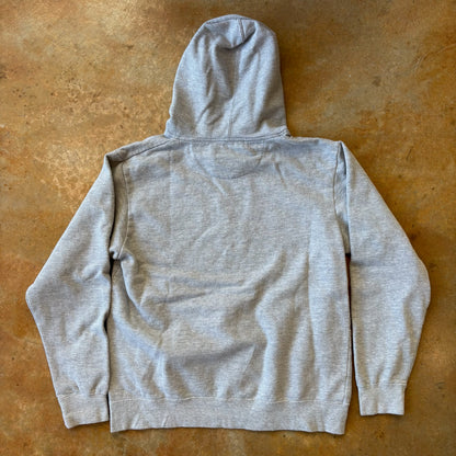Kansas University Embroidered Hoodie Gray 90's - M