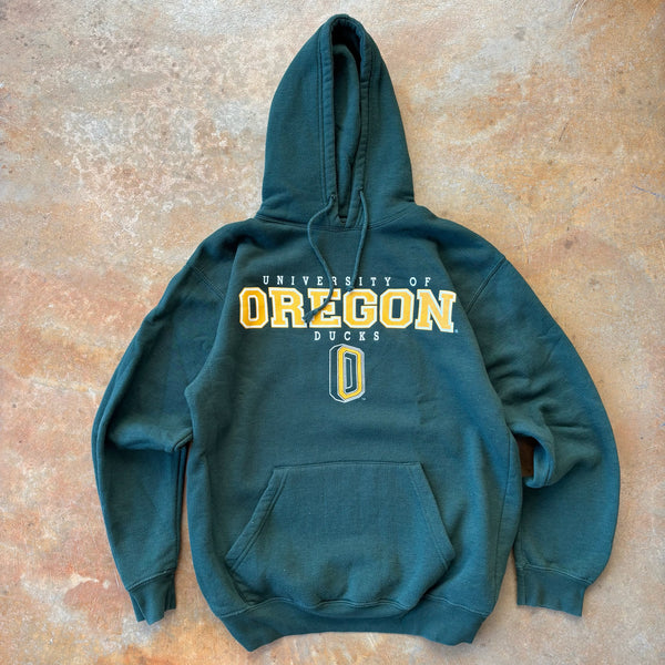 University of Oregon Ducks Spellout Hoodie 90's - M