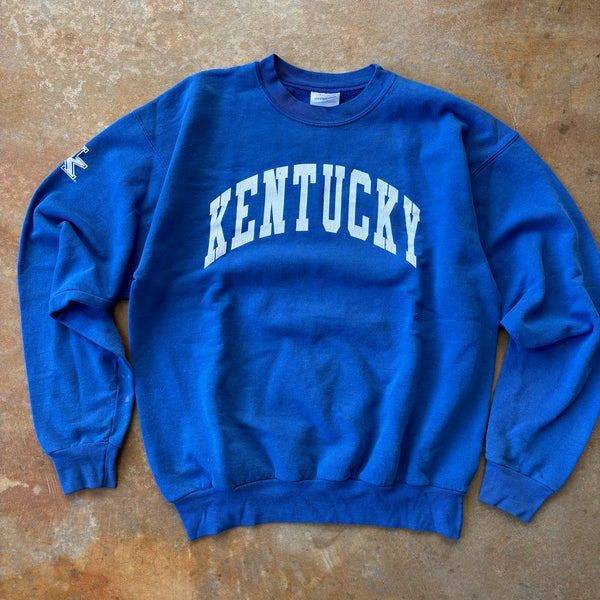 University of Kentucky Wildcats Long Sleeve Shirt Spellout 90's - M