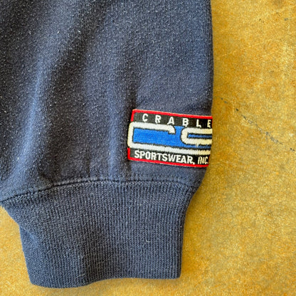University of Notre Dame Embroidered Boxy Crewneck 90's - 2XL