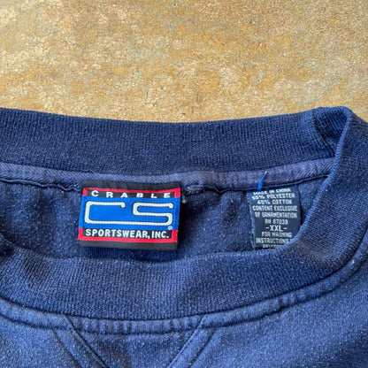University of Notre Dame Embroidered Boxy Crewneck 90's - 2XL