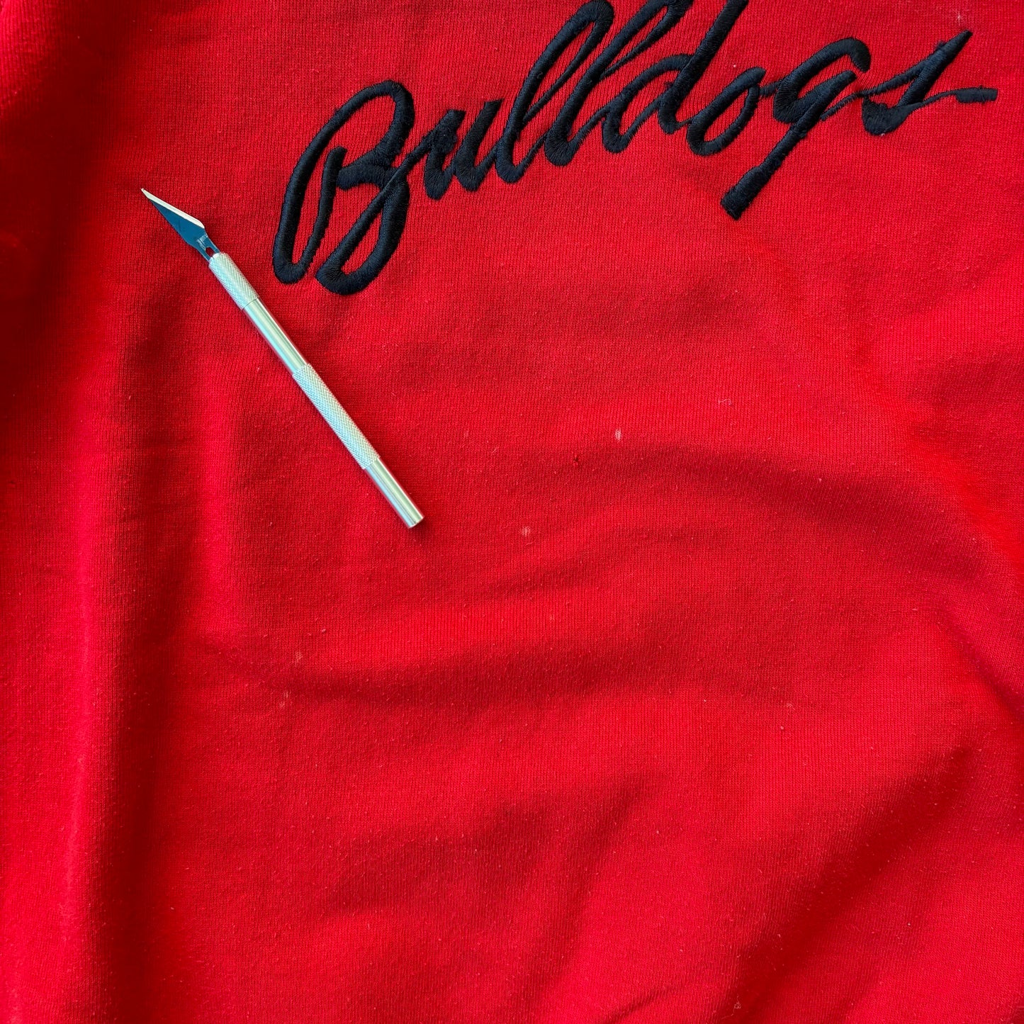 University of Georgia Bulldogs Embroidered Crewneck Sweatshirt 90's - L