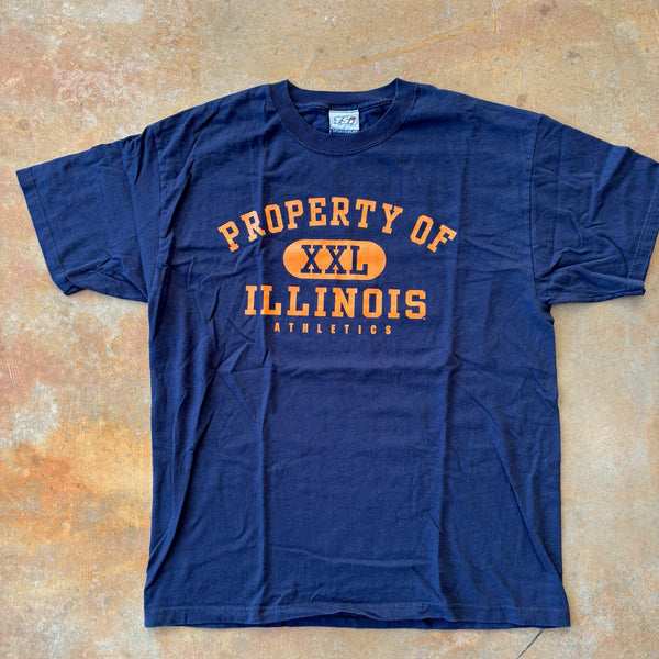 University of Illinois Fighting Illini Athletics T Shirt TSI 90's - L