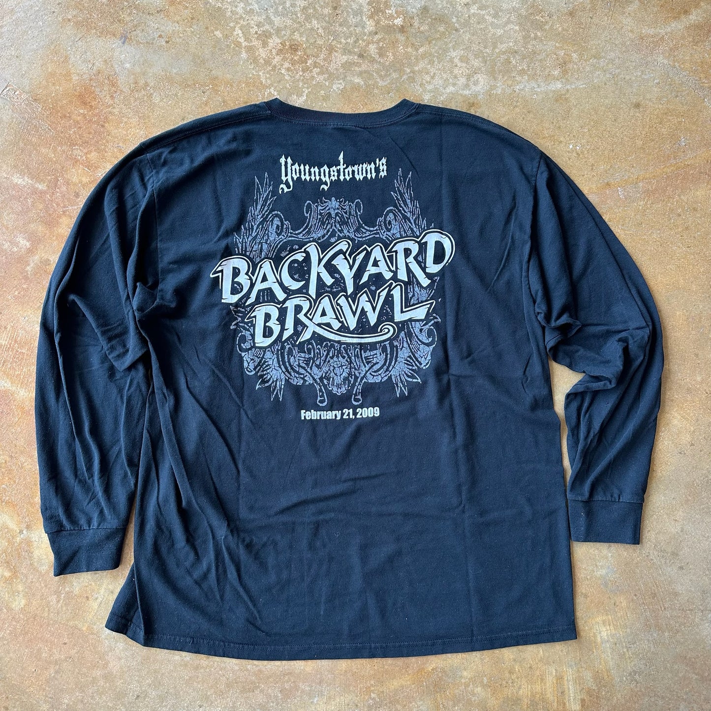 Kelly The Ghost Pavlik Backyard Brawl Shirt 00's - XL