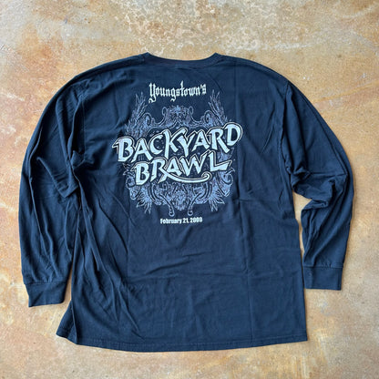 Kelly The Ghost Pavlik Backyard Brawl Shirt 00's - XL