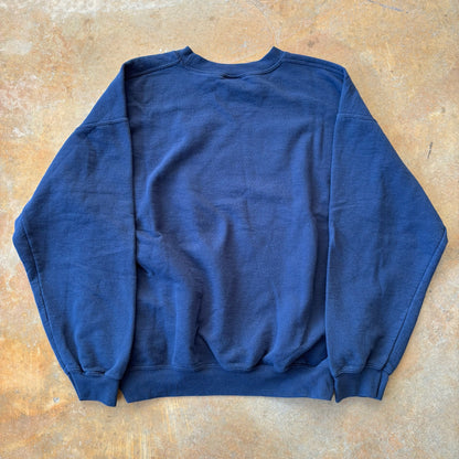 University of Illinois Fighting Illini Center Logo Crewneck Sweatshirt 00's - L