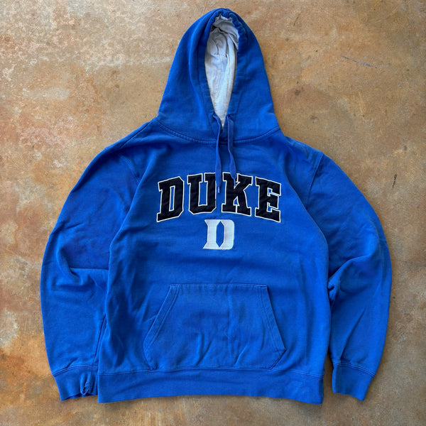 Duke University Blue Devils Embroidered Hoodie 00's - M