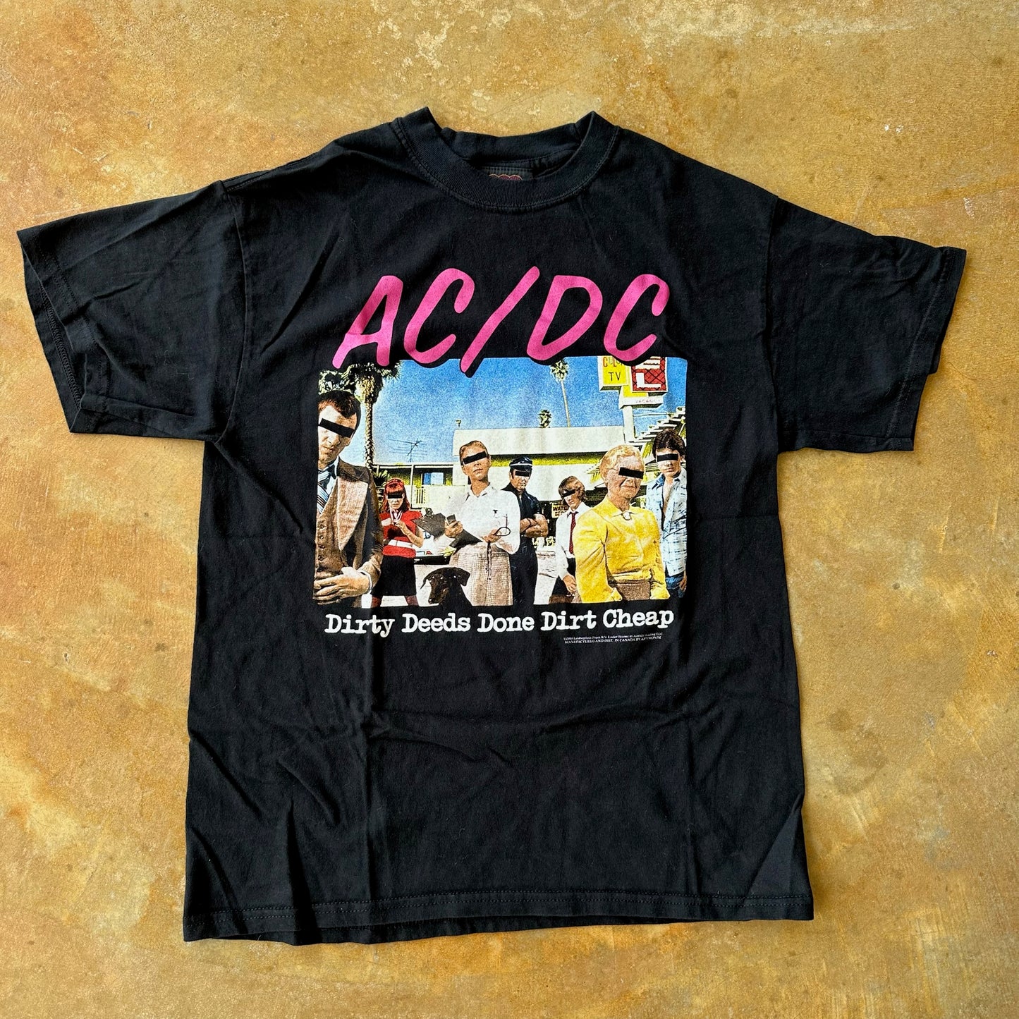 AC/DC Dirty Deeds Done Cheap Album Band Shirt 00's - S