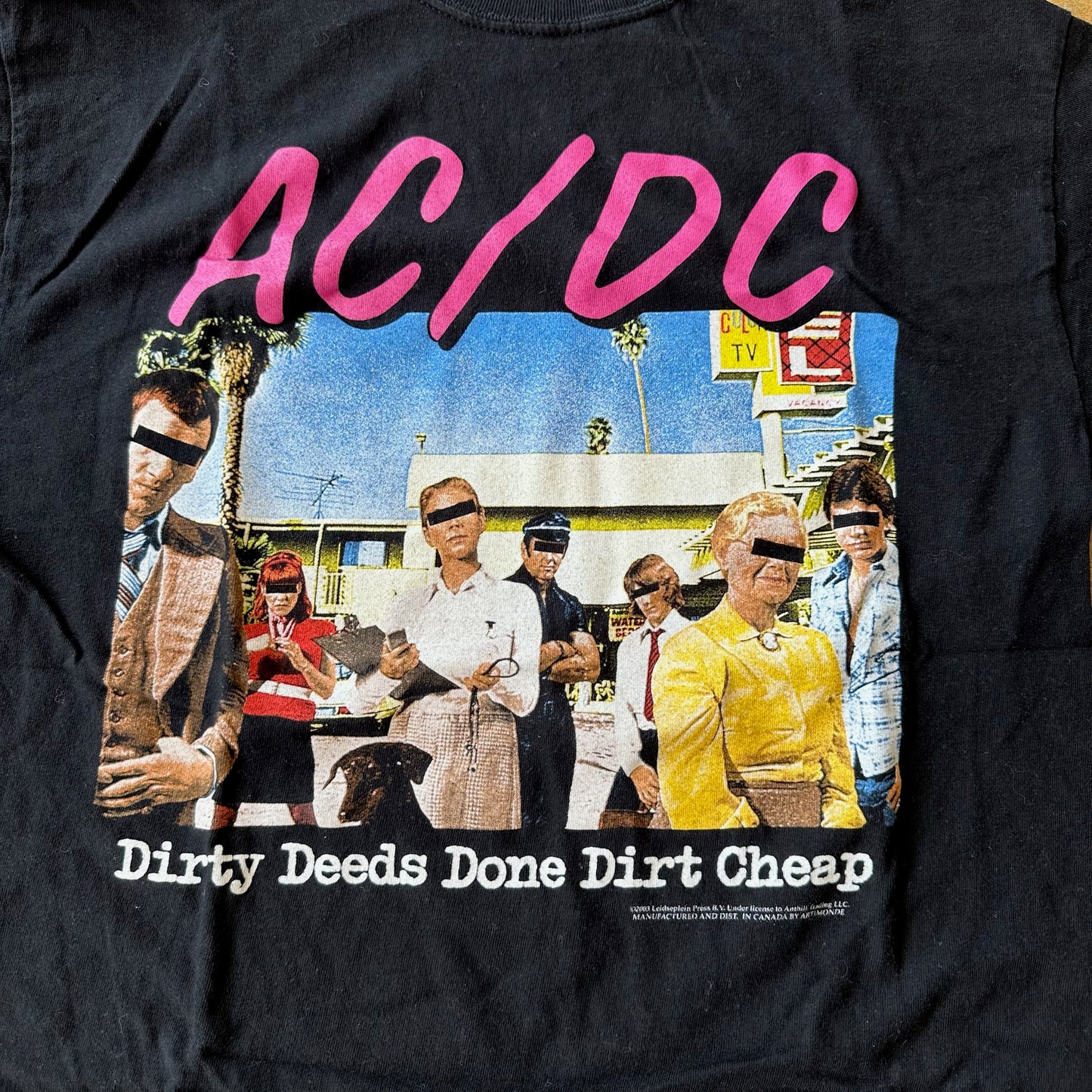 AC/DC Dirty Deeds Done Cheap Album Band Shirt 00's - S