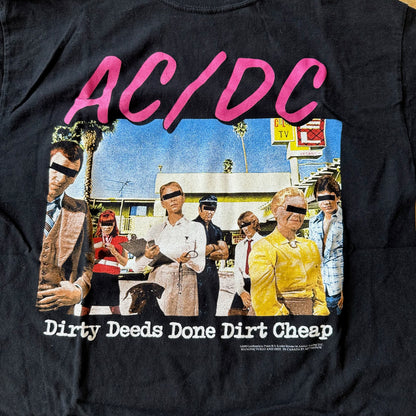 AC/DC Dirty Deeds Done Cheap Album Band Shirt 00's - S