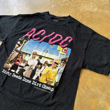 AC/DC Dirty Deeds Done Cheap Album Band Shirt 00's - S