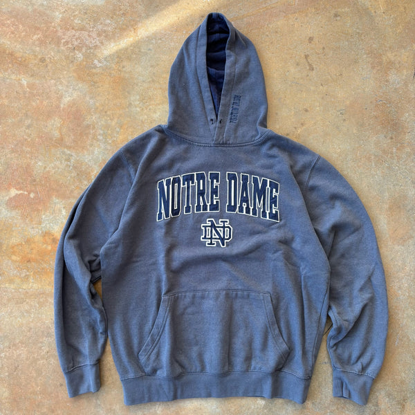 University of Notre Dame Embroidered Hoodie 90's - M