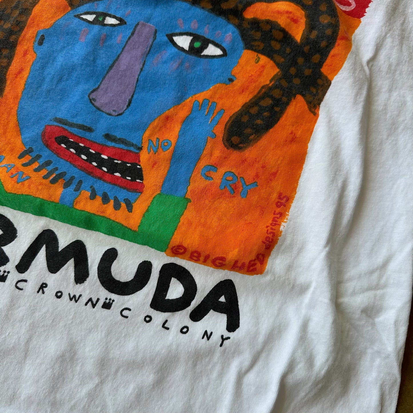 Bob Marley King Bob Art Tee Shirt 90's - L