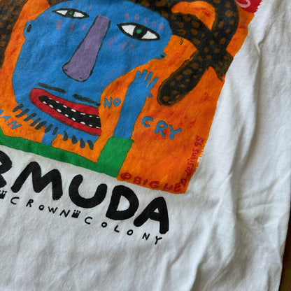 Bob Marley King Bob Art Tee Shirt 90's - L