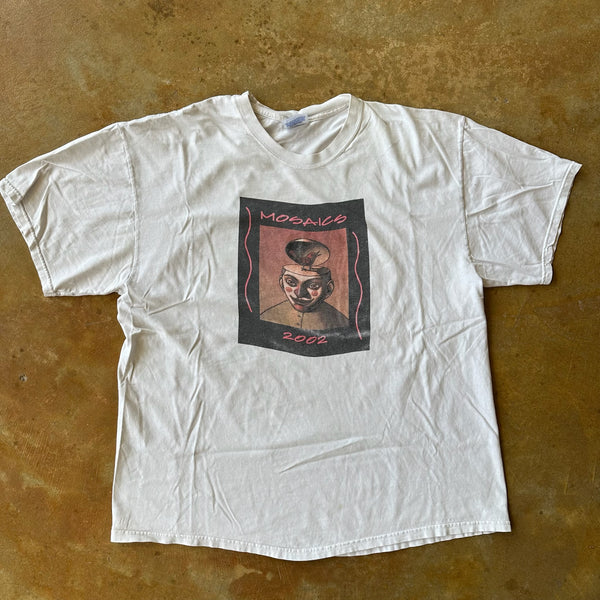 Mosaics Band Art Tee Shirt Abstract 00's - XL
