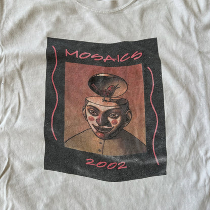 Mosaics Band Art Tee Shirt Abstract 00's - XL