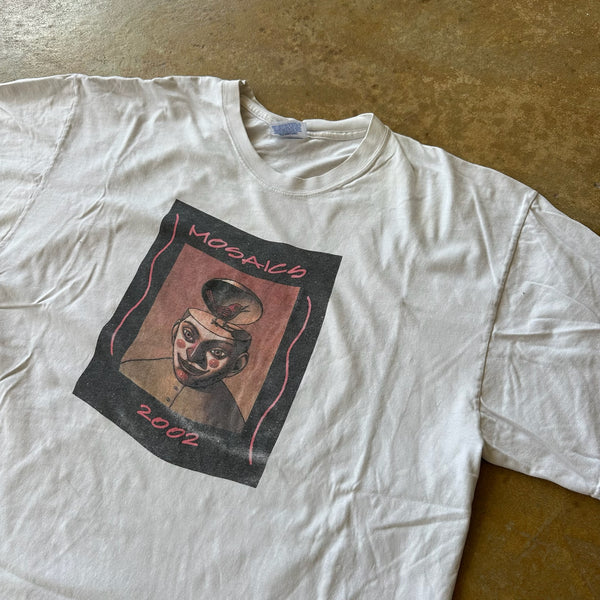 Mosaics Band Art Tee Shirt Abstract 00's - XL hover