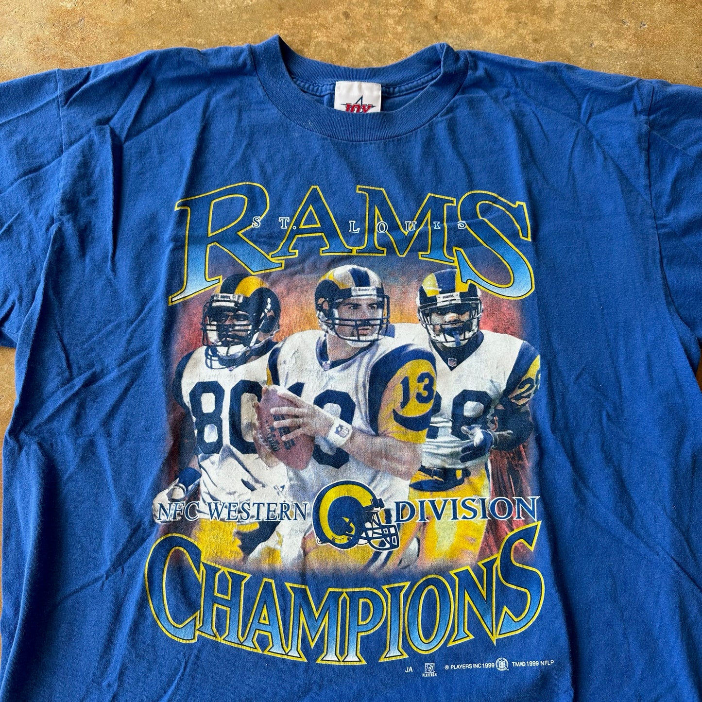 St. Louis Rams NFC Champions 1999 Graphic Shirt 90's - XL